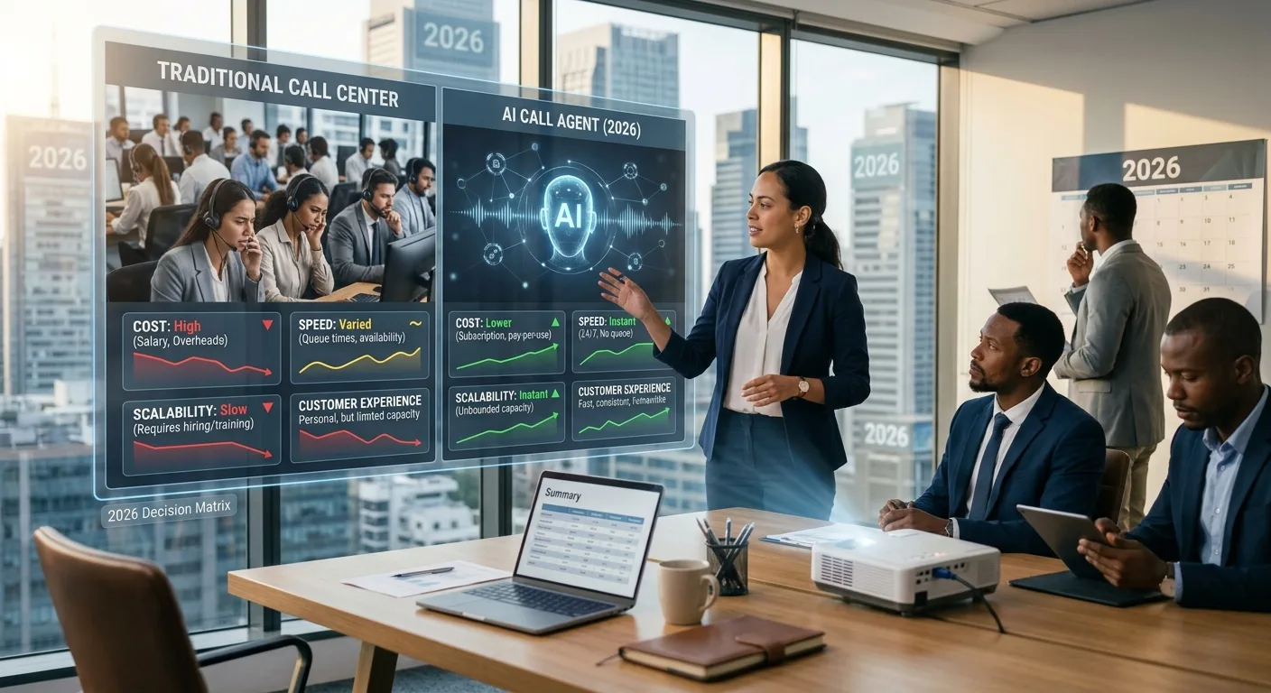 AI Call Agent vs. Traditional Call Center: Which Is Right for Your Business?